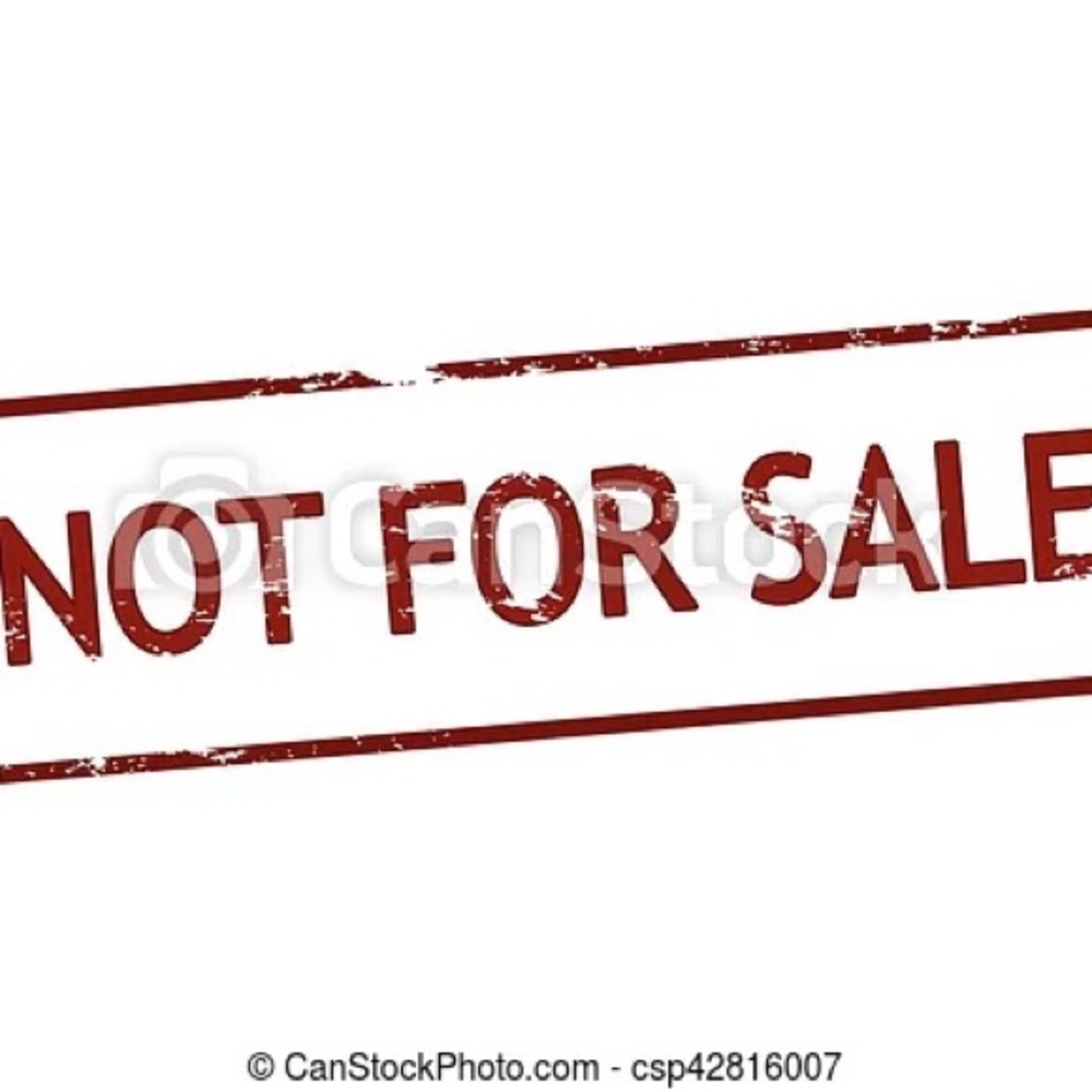 Not for Sale